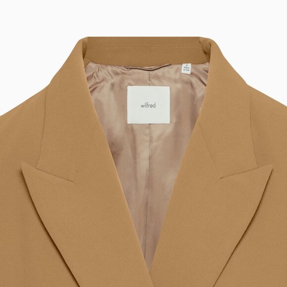 🤎 Wilfred Destiny Blazer (Camel) – Size 4 – Aritzia Classic - Picture 3 of 15